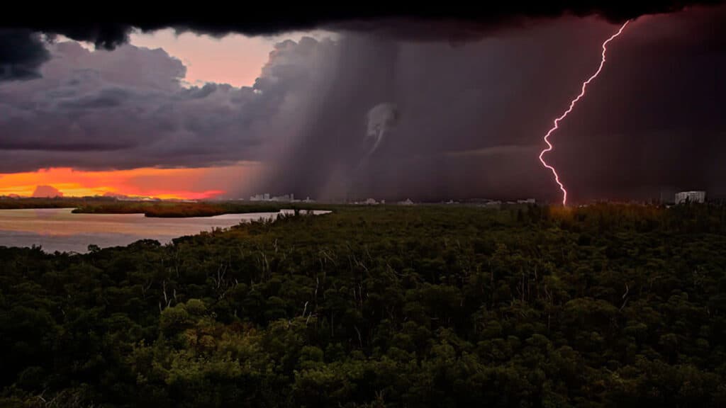 Air conditioning during storms