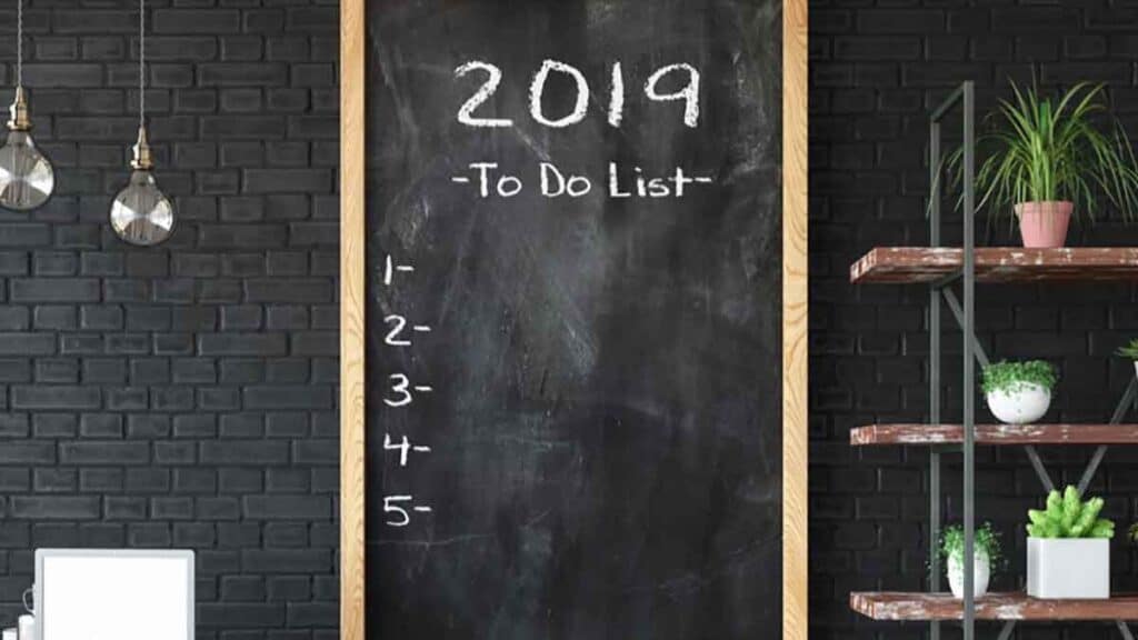 2019 to-do-list